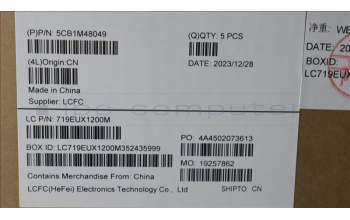 Lenovo 5CB1M48049 Tastatur inkl. TopcaseASM_SPA L83ENNFPAGNBL