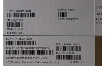 Lenovo 5CB1M48065 Tastatur inkl. TopcaseASM_NORDIC L83ENNFPAGNBL
