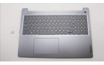 Lenovo 5CB1M48197 C-Cover with keyboard, US English Euro, Arctic Grey, Backlight, Non-Fingerprint, US