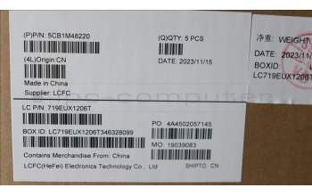 Lenovo 5CB1M48220 Tastatur inkl. TopcaseASM_UK L83ENFPAGBL