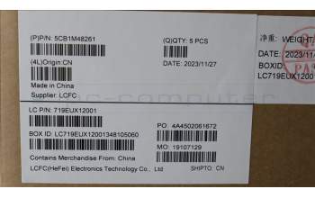 Lenovo 5CB1M48261 Tastatur inkl. TopcaseASM_EURO ENG L83ENFPABBL