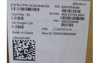 Lenovo 5CB1M48320 LCD Cover W 21KJ AL WUX AG