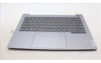 Lenovo 5CB1M48325 C-Cover with keyboard, Arabic, Arctic Grey, Backlight, US