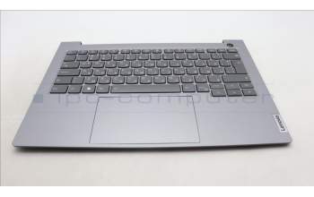 Lenovo 5CB1M48328 C-Cover with keyboard, Bulgarian, Arctic Grey, Backlight, UK