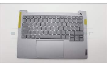 Lenovo 5CB1M48338 C-Cover with keyboard, Hungarian, Arctic Grey, Backlight, UK