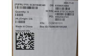 Lenovo 5CB1M48346 Tastatur inkl. Topcase ASM_RUS W21KJ AGBL