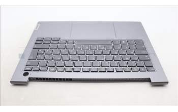 Lenovo 5CB1M48347 C-Cover with keyboard, Slovenian, Arctic Grey, Backlight, UK