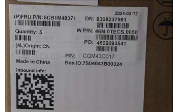 Lenovo 5CB1M48371 Tastatur inkl. Topcase ASM_ITA W21KJ AGNBL