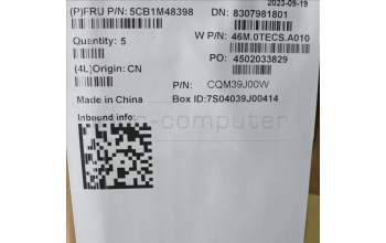 Lenovo 5CB1M48398 Tastatur inkl. Topcase ASM_EURO ENG W21KK AGBL