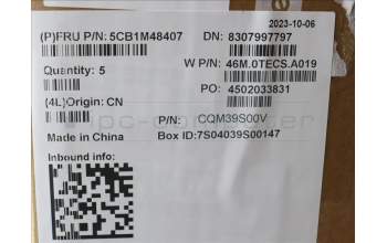 Lenovo 5CB1M48407 C-Cover with keyboard, Italian, Arctic Grey, Backlight, UK