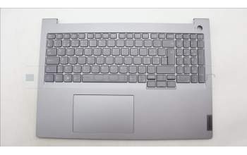Lenovo 5CB1M48416 C-Cover with keyboard, Switzerland, Arctic Grey, Backlight, UK