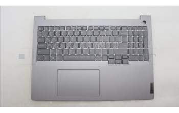 Lenovo 5CB1M48421 C-Cover with keyboard, Ukraine, Arctic Grey, Backlight, US