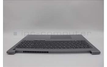 Lenovo 5CB1M48424 C-Cover with keyboard, Belgian, Arctic Grey, Non-Backlight, UK