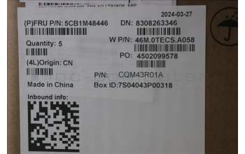 Lenovo 5CB1M48446 Tastatur inkl. Topcase spanisch W21KK AG NBL