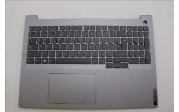 Lenovo 5CB1M48446 C-Cover with keyboard, Spanish, Arctic Grey, Non-Backlight, UK