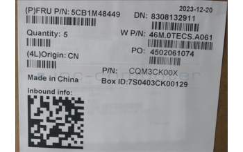 Lenovo 5CB1M48449 Tastatur inkl. Topcase ASM_THAI W21KK AG NBL