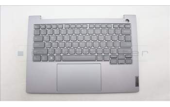 Lenovo 5CB1M48459 C-Cover with keyboard, Arabic, Arctic Grey, Backlight, US