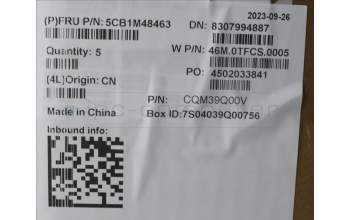 Lenovo 5CB1M48463 Tastatur inkl. Topcase ASM_CZE/SLK W21KG AGBL