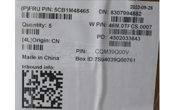 Lenovo 5CB1M48465 Tastatur inkl. Topcase ASM_EURO ENG W21KG AGBL