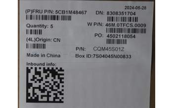 Lenovo 5CB1M48467 Tastatur inkl. Topcase französisch/arabsich W21KG AGBL