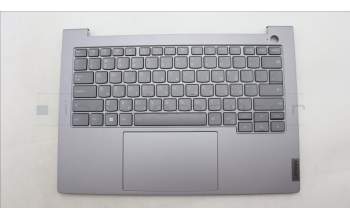 Lenovo 5CB1M48471 C-Cover with keyboard, Hebrew, Arctic Grey, Backlight, US