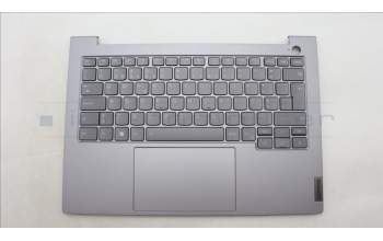 Lenovo 5CB1M48479 C-Cover with keyboard, Portuguese, Arctic Grey, Backlight, UK
