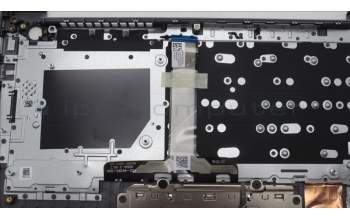 Lenovo 5CB1M48480 C-Cover with keyboard, Russian, Arctic Grey, Backlight, US