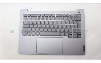Lenovo 5CB1M48481 C-Cover with keyboard, Slovenian, Arctic Grey, Backlight, UK