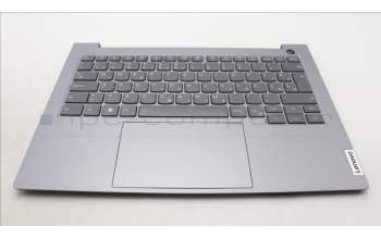 Lenovo 5CB1M48481 C-Cover with keyboard, Slovenian, Arctic Grey, Backlight, UK