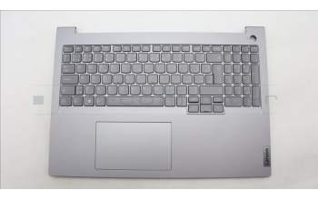 Lenovo 5CB1M48524 C-Cover with keyboard, Czech/Slovakian, Arctic Grey, Backlight, UK