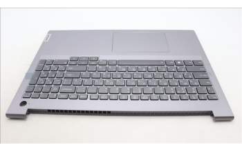 Lenovo 5CB1M48541 C-Cover with keyboard, Russian, Arctic Grey, Backlight, US