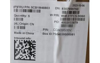 Lenovo 5CB1M48803 C-Cover with keyboard, UK English, Arctic Grey, Non-Backlight, UK