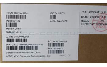 Lenovo 5CB1M48904 C-Cover with keyboard, Greek, Black, US