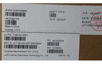 Lenovo 5CB1M48905 Tastatur inkl. Topcase deutsch L83FS BK TEX