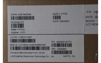 Lenovo 5CB1M50096 C-Cover with keyboard, Nordic, Black, UK