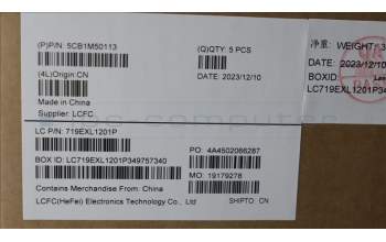 Lenovo 5CB1M50113 Tastatur inkl. Topcase ASM_ENG L 82YYIGIMR