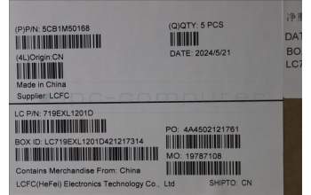 Lenovo 5CB1M50168 C-Cover with keyboard, Russian, Black, US