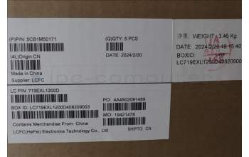 Lenovo 5CB1M50171 C-Cover with keyboard, Switzerland, Black, UK