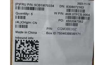 Lenovo 5CB1M70334 Tastatur inkl. Topcase ASM_DEN W21KG AGBL