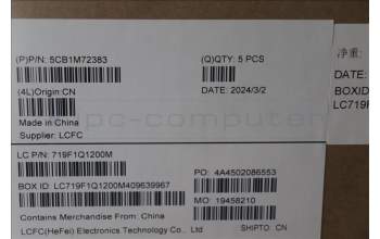 Lenovo 5CB1M72383 C-Cover with keyboard, Greek, w/Screw, US