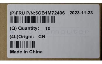 Lenovo 5CB1M72406 Hinge Cap C 83DG w/antenna LNG