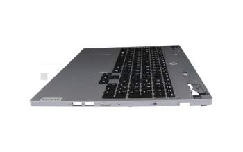5CB1M72407 Original Lenovo Tastatur inkl. Topcase DE (deutsch) schwarz/grau mit Backlight