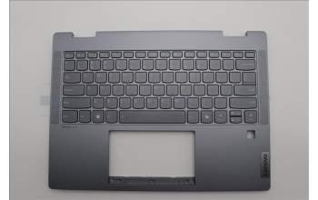 Lenovo 5CB1N61294 C-Cover with keyboard, English, Luna Grey, w/Storm Grey Keycaps, US