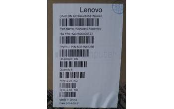 Lenovo 5CB1N61298 Tastatur inkl. Topcase spanisch H83DR LG STO GY