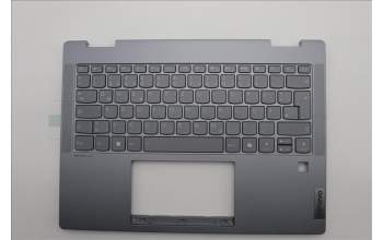 Lenovo 5CB1N61308 C-Cover with keyboard, German, Luna Grey, w/Storm Grey Keycaps, UK