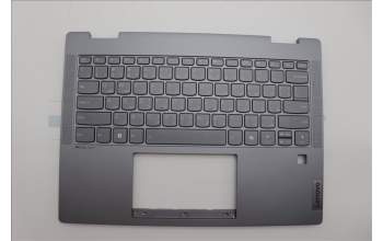 Lenovo 5CB1N61309 C-Cover with keyboard, Arabic, Luna Grey, w/Storm Grey Keycaps, US