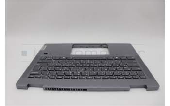 Lenovo 5CB1N61309 C-Cover with keyboard, Arabic, Luna Grey, w/Storm Grey Keycaps, US