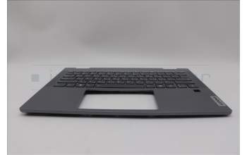 Lenovo 5CB1N61313 C-Cover with keyboard, Hebrew, Luna Grey, w/Storm Grey Keycaps, US