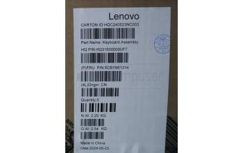 Lenovo 5CB1N61314 Tastatur inkl. Topcase ASM_HUN H83DR LG STO GY
