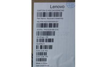 Lenovo 5CB1N61315 Tastatur inkl. Topcase ASM_NORDICH83DRLGSTOGY